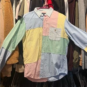 Ralph Lauren Multicolor Patchwork Men's Shirt